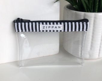 Clear Pouch - Stripey