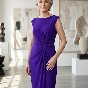 long sleeve silk maxi dress Jazz Silk Habotai Dress
