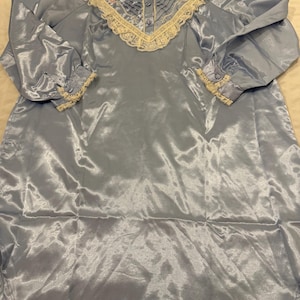 VTG Jessica Taylor-nachtjurk gemaakt in Hong Kong Victoriaans oma, maat L