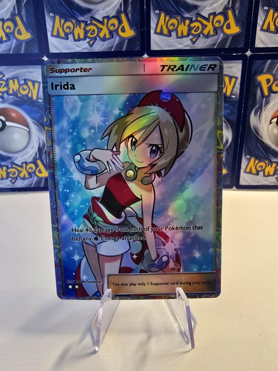 Pokemon Center Lady Full Art Proxy Card - TCG Replica - Drop Down