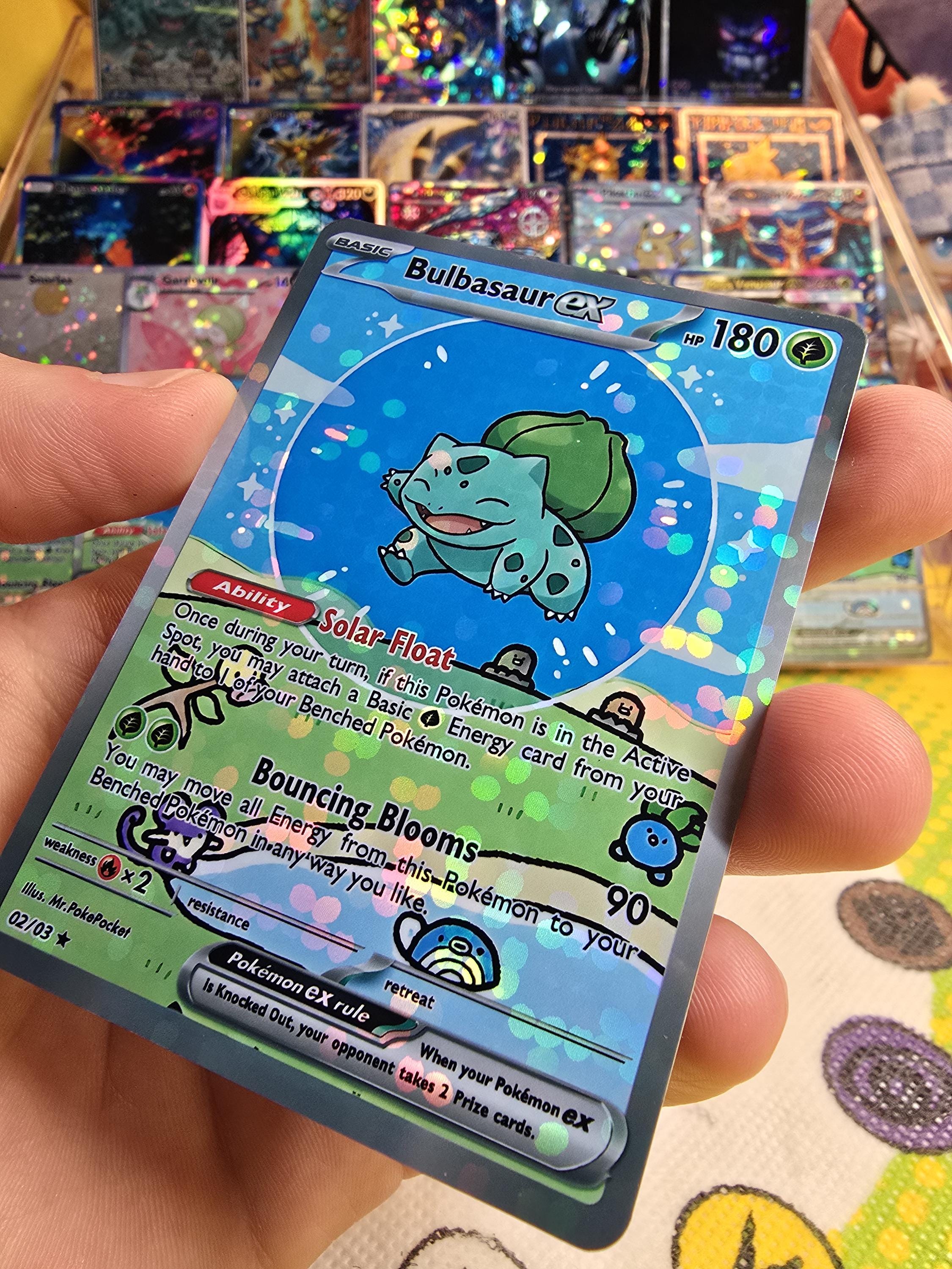 Custom Bubble Starters Holo Cards - Charmander, Bulbasaur, & Squirtle ...