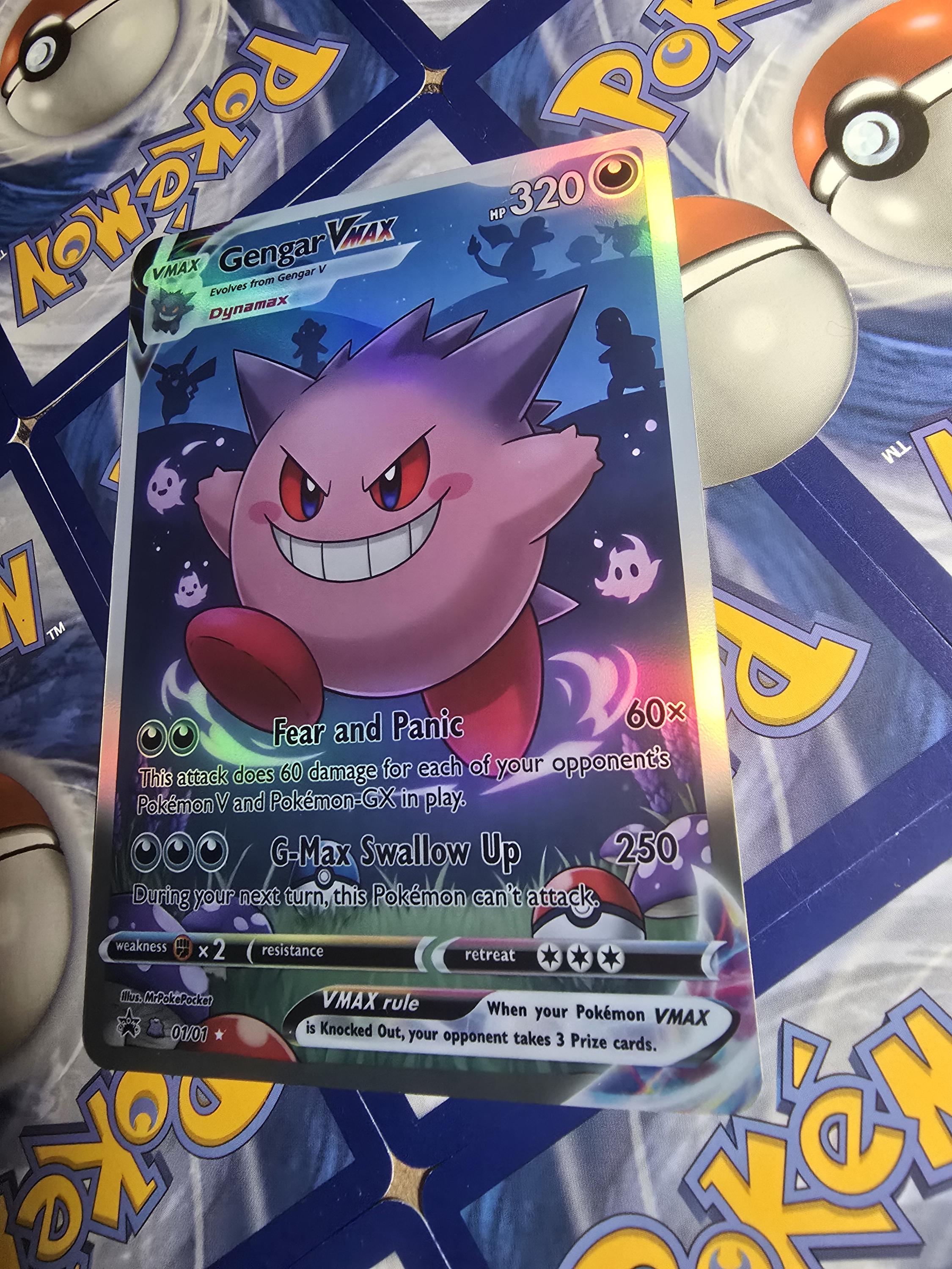 Pokemon TCG Cresecent Moonbreon Umbreon Gengar Mew Vmax V Ex