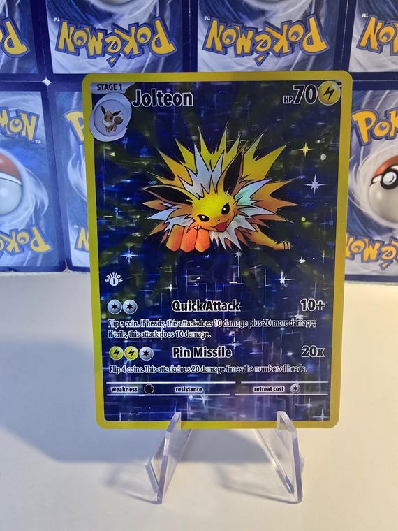 Holographic Gengar Pokemon Card, Custom Replica, Drop Down Card Selection -  Etsy