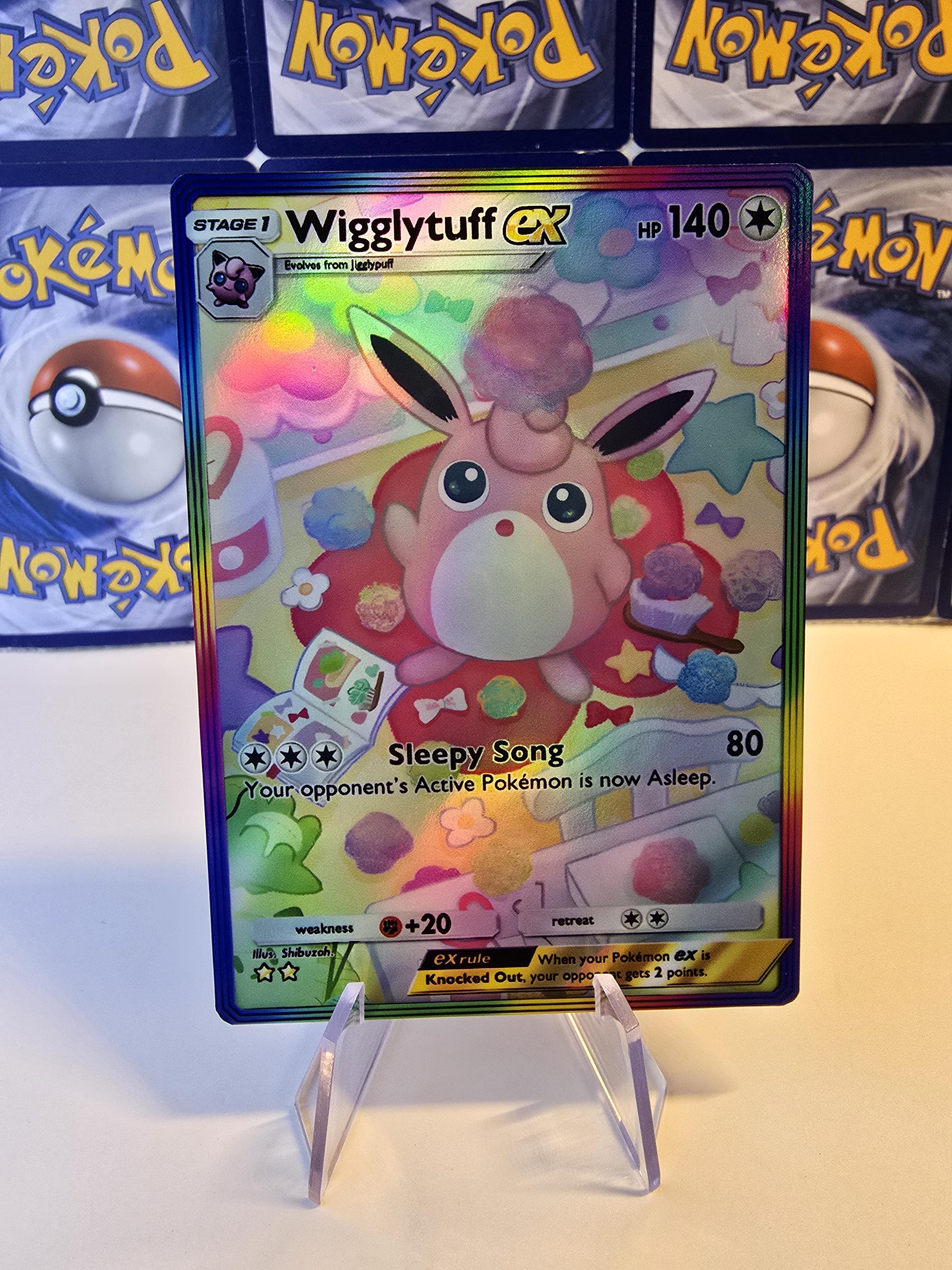 ホログラフィック・プクリンexポケモンカード - フルアートレプリカ