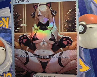 Pokemon TCG MATURE Adult Trainer Gallery Barely SFW Art Cards Cynthia Misty  Officer Jenny Delia Ketchum High Quality Holographic - Etsy