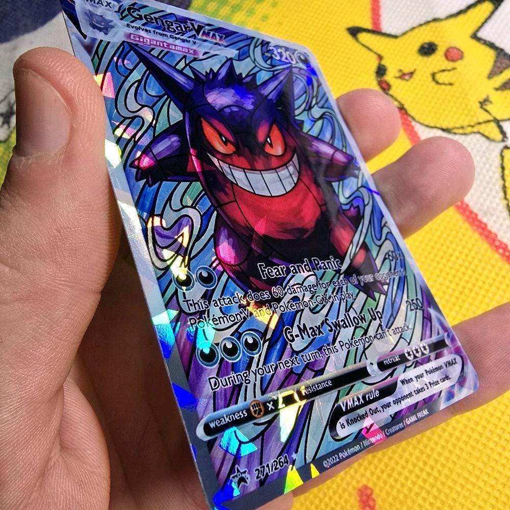 Custom Pokemon Cards - Charizard, Gengar, Pikachu, Ninja Squirtles