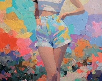 Radiant Presence- oil painting on canvas