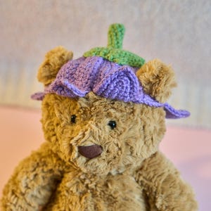 Spring Flower Hat for Jellycat Bartholomew Bear