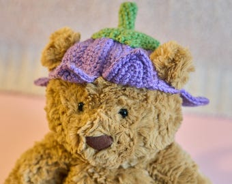 Spring Flower Hat for Jellycat Bartholomew Bear