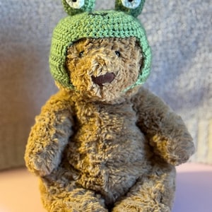Frog Hat for Jellycat Bartholomew Bear