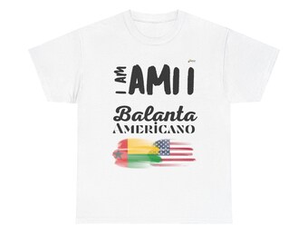 I Am [Guinea Bissau Ethnic Group] American Heritage Pride T-Shirt - Black & White Options