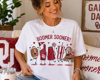 Boomer Sooner PNG, Oklahoma Sooners Football PNG, OU Game Day Shirt Design, Sooners Mascot, College Football Sublimation