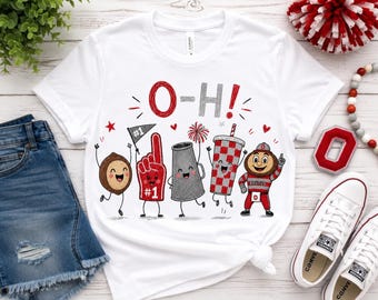 O-H PNG | Ohio Football Mascot Digital Download (Game Day Shirt Design)