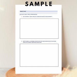 Teach Character Breakdowns Template- Downloadable & Fillable Template ...