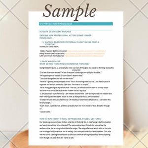Teach Character Breakdowns Template- Downloadable & Fillable Template ...