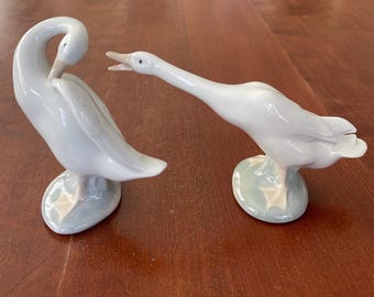 Lladro Girl With Goose #4815 - Etsy