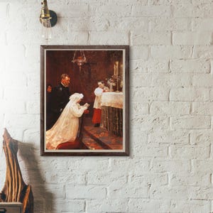 picaso exhibition poster -Pablo Picasso The First Communion  - museum artist - art print - surrealist