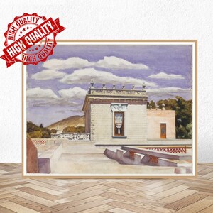 Edward Hopper, Edward Hopper, tentoonstellingsposter Edward Hopper, Saltillo Mansion Art Print