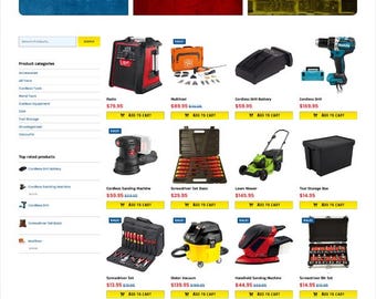 ツール ウェブショップ ブレイクダンス ビルダー向けフル E コマース ウェブサイト テンプレート