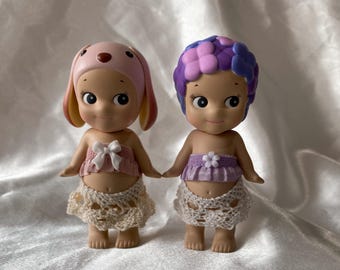 Sonny Angel | Handmade Clothing | Outfit For Sonny Angel | knitted skirt