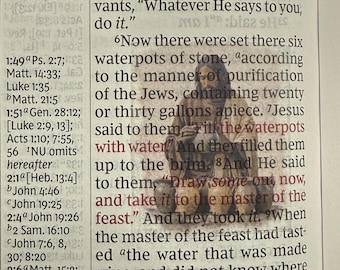 New Testament Bible Stickers – Clear Scripture Stickers for Journaling and Study | New Testament | Christian Faith Gift | Jesus Christ