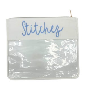 Large “Stitches” Needlepoint Project Bag