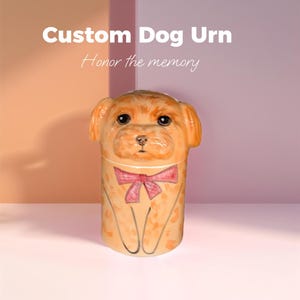 Custom Dog Urn/Pet Urn – Handcrafted Ceramic Memorial Box