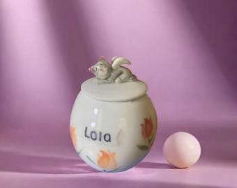Benutzerdefinierte Blumenasche-Urne - Eine besondere Erinnerung, benutzerdefinierte Haustier-Urne, Haustier-Asche-Halter, personalisiertes Haustier-Gedenk-Geschenk, Andenken an den Verlust von Haustieren