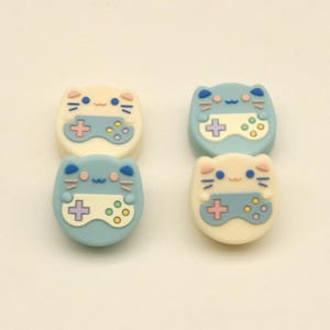 Cute Game Cat Thumb Grip Caps For Switch / Switch Lite / Switch OLED - Joy-con Silicone Cover - Joystick Caps - Switch Accessories