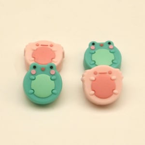 Frog Thumb Grip Caps For Switch / Switch Lite / Switch OLED - Joy-con Silicone Cover - Joystick Caps - Switch Accessories