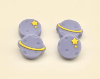 Purple Planet Thumb Grip Caps For Switch / Switch Lite / Switch OLED - Joy-con Silicone Cover - Joystick Caps - Switch Accessories