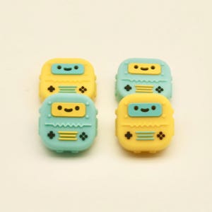 Cute Robot Thumb Grip Caps For Switch / Switch Lite / Switch OLED - Joy-con Silicone Cover - Joystick Caps - Switch Accessories