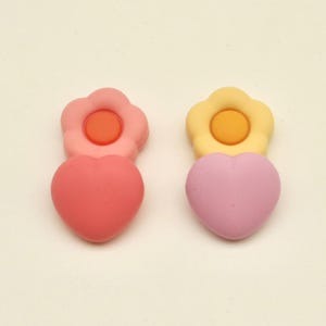 Cute Flower & Heart Thumb Grip Caps For Switch / Switch Lite / Switch OLED - Joy-con Silicone Cover - Joystick Caps - Switch Accessories