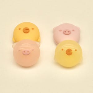 Cute Piggy & Chicken Thumb Grip Caps For Switch / Switch Lite / Switch OLED - Joy-con Silicone Cover - Joystick Caps - Switch Accessories