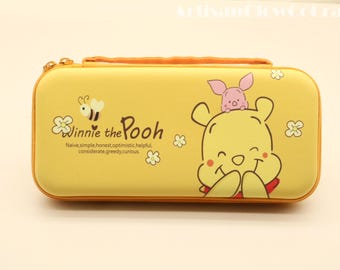 Cute Winnie Carrying Case Switch / Switch OLED Case -  Cute Switch Carrying Case  - Switch / Switch OLED Accessories