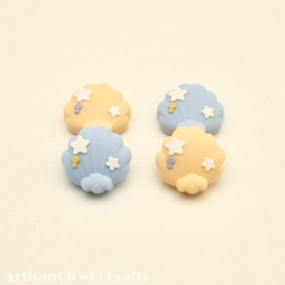Cute Seashell Thumb Grip Caps For Switch / Switch Lite / Switch OLED - Joy-con Silicone Cover - Joystick Caps - Switch Accessories
