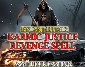 OPENING SALE | Same Day | Revenge Spell, Make Them Pay, Punishment Spell, Karmic Justice, Bad Luck Curse, Retribution on an Enemy Spell