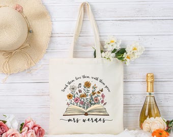Bolsa de mano personalizada para profesores, bolsa de mano personalizada para profesores, bolsas para la vuelta al cole, regalos de agradecimiento para profesores, bolsas de regalo escolares, regalos para profesores
