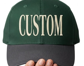 Custom Hat Embroidery Digitizing, Flat Athletic Block Letter Files