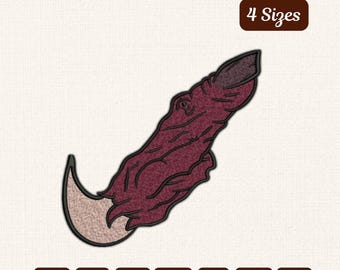 Sukuna's Finger Embroidery Design: Halloween Machine Embroidery File (Instant Download)