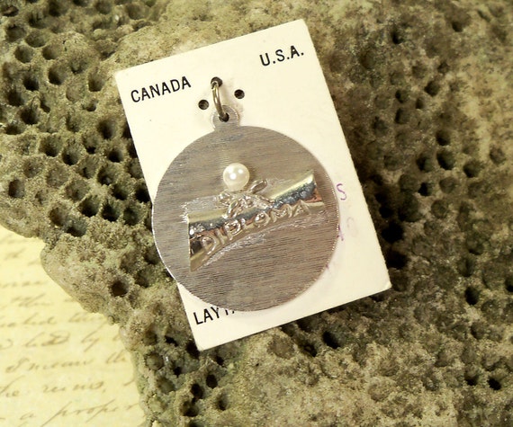 Vintage solid Sterling Silver School Diploma with… - image 1