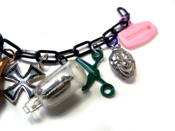 Vintage 1960s Bubble Gum Machine Charm Bracelet S… - image 5