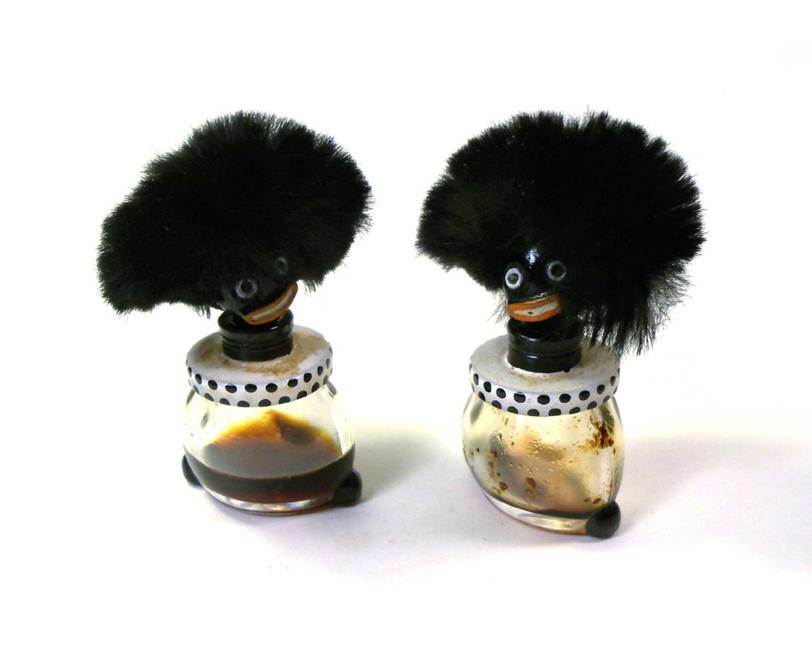 2 Vintage 1920s Vigny Golliwog Perfume Bottles Made in Paris Etsy