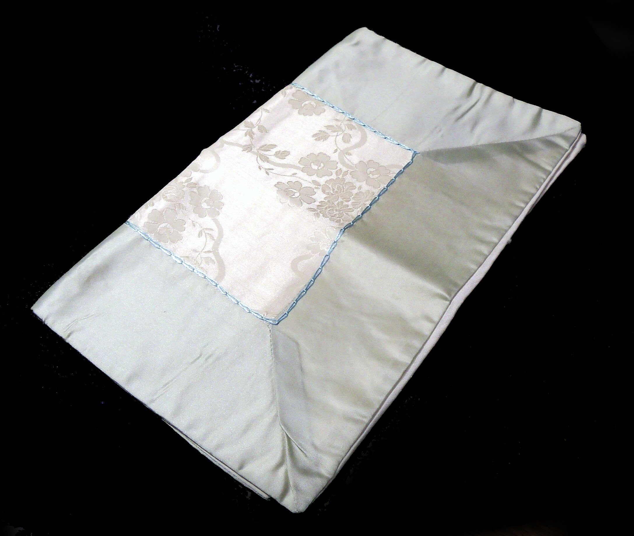 Vintage 40s Satin Souvenir Pillow Case Cover - Etsy