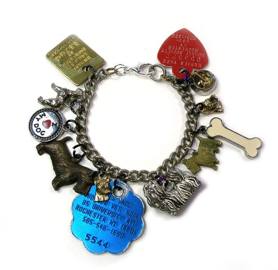 Every Dog Has Its Day Charm Bracelet Vintage Asse… - image 1