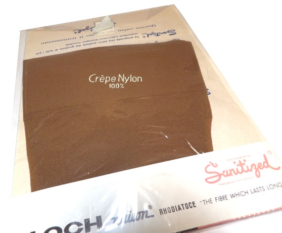 Vintage 50s Bloch Crepe Nylons Thigh High Stockin… - image 3