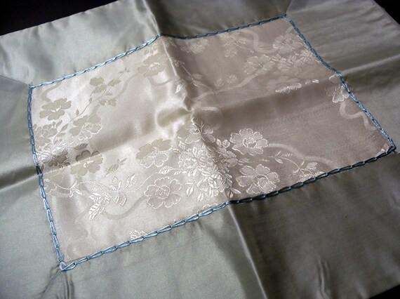 Vintage 40s Satin Souvenir Pillow Case Cover - Etsy