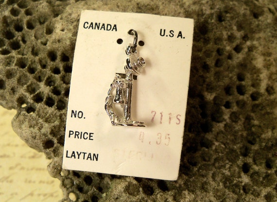 Vintage solid Sterling Silver Candlestick Telepho… - image 2