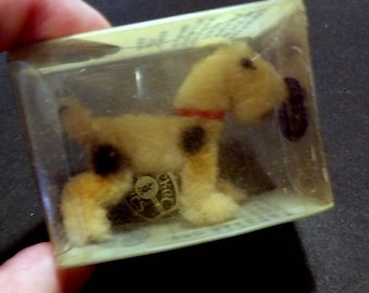 Vintage ARA Pocket Petterriër uit de jaren 60 A.J. Ferber Co., origineel, handgemaakt in Oostenrijk