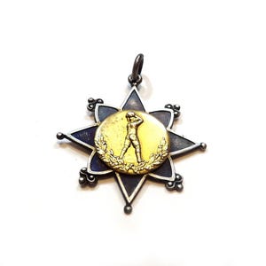 Antique 1920s Sterling Silver Soccer Medal Medallion Dated 1923-24 Broadview